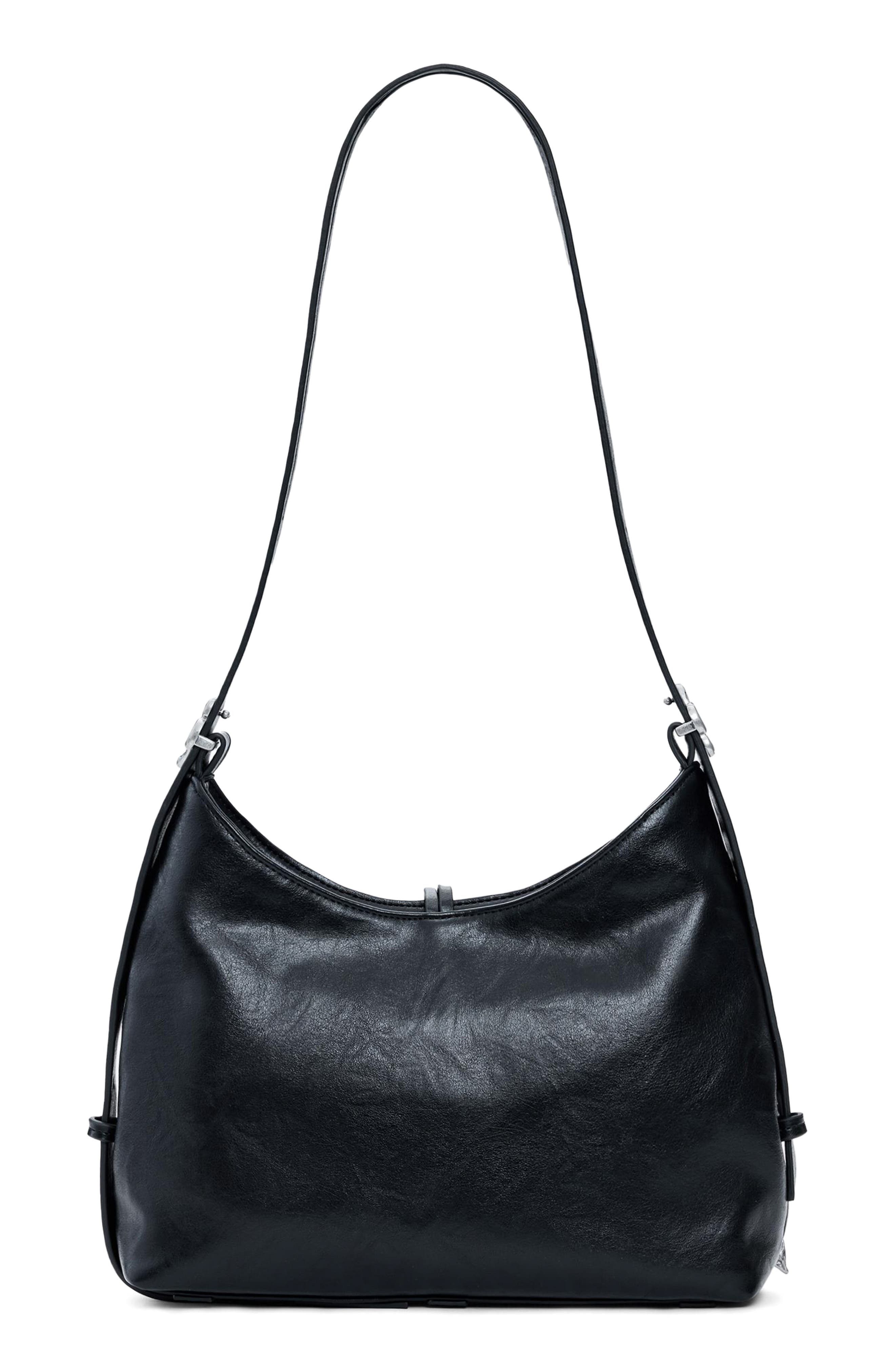 Desigual Heart Charm Faux Leather Shoulder Bag, Alternate, color, 