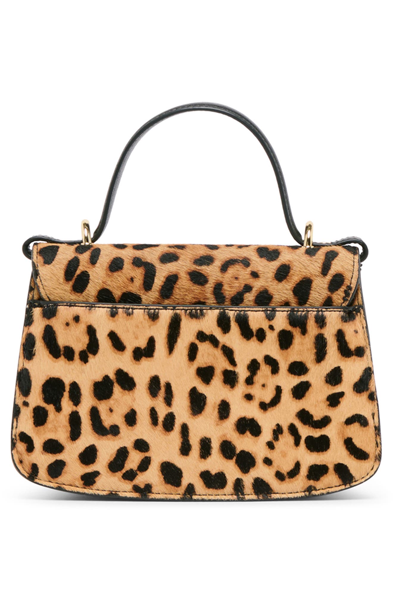 Dolce Vita Lucia Genuine Calf Hair Top Handle Bag, Alternate, color, Leopard