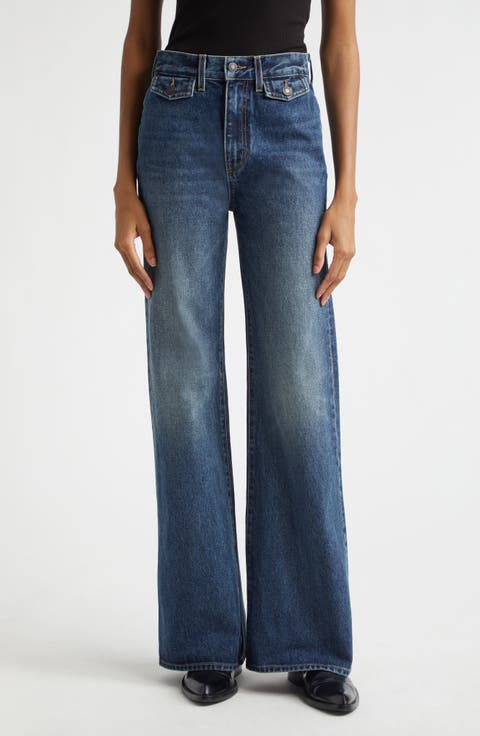 Edira Wide Leg Jeans (Simon Wash)