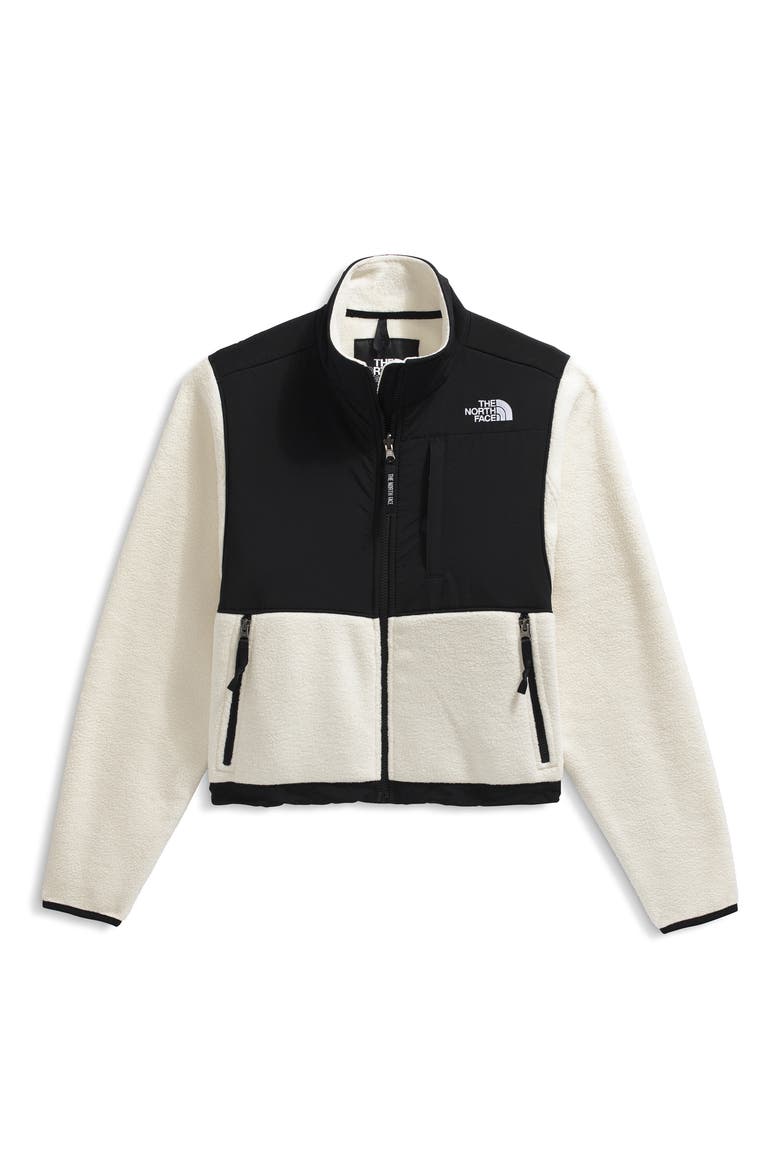 Retro Denali Jacket, Alternate, color, WHITE DUNE/ TNF BLACK