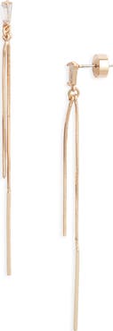 Nordstrom Cubic Zirconia Linear Drop Earrings