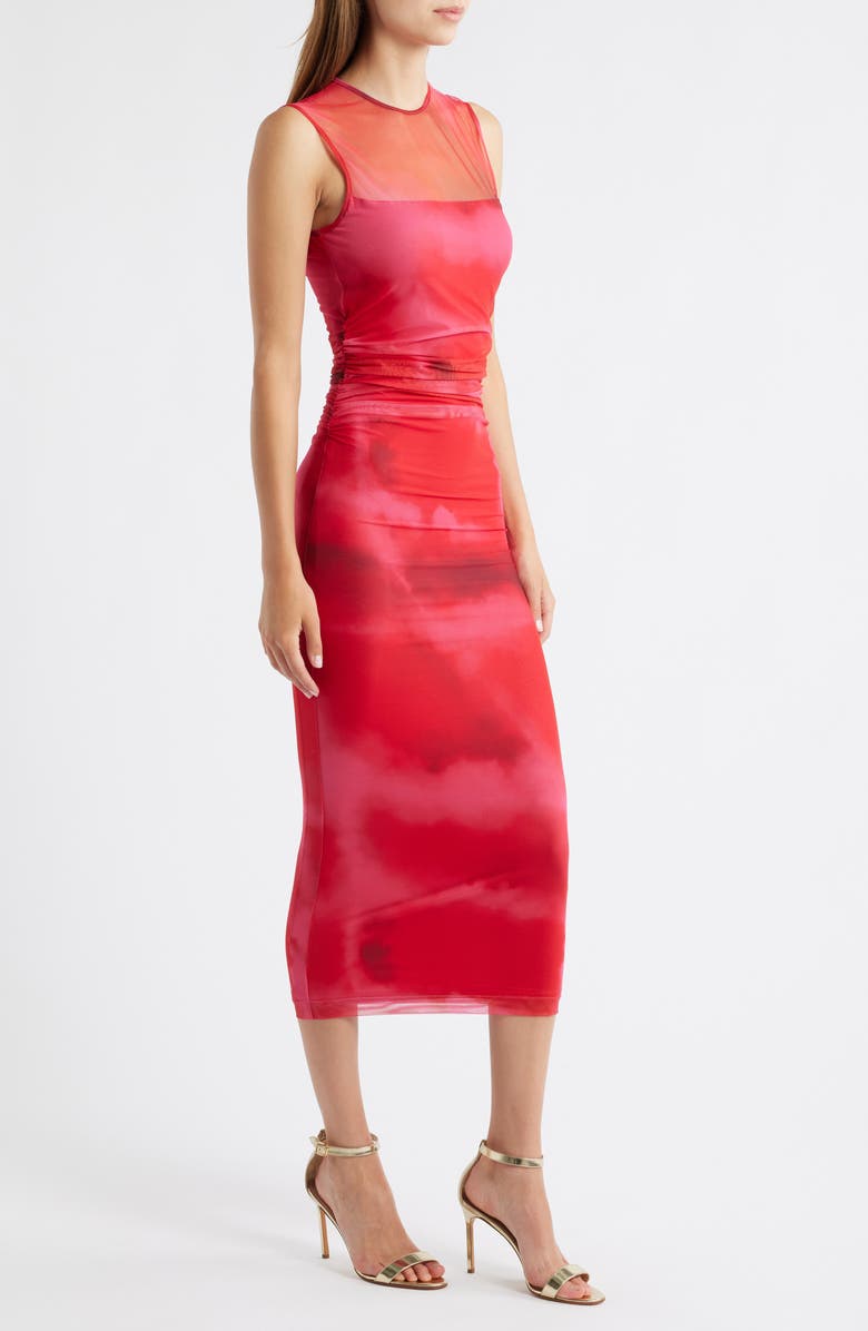 Amanda Uprichard Lyle Sleeveless Maxi Dress, Alternate, color, Abyss Print