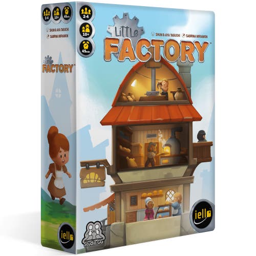 IELLO Little Factory Resource Management & Building Card Game in Multicolored  product
