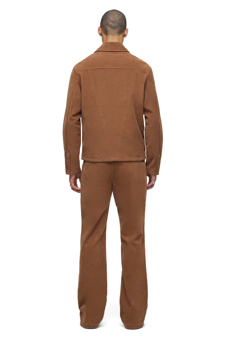 Walker Cotton Trouser Pants, Alternate, color, TOFFEE