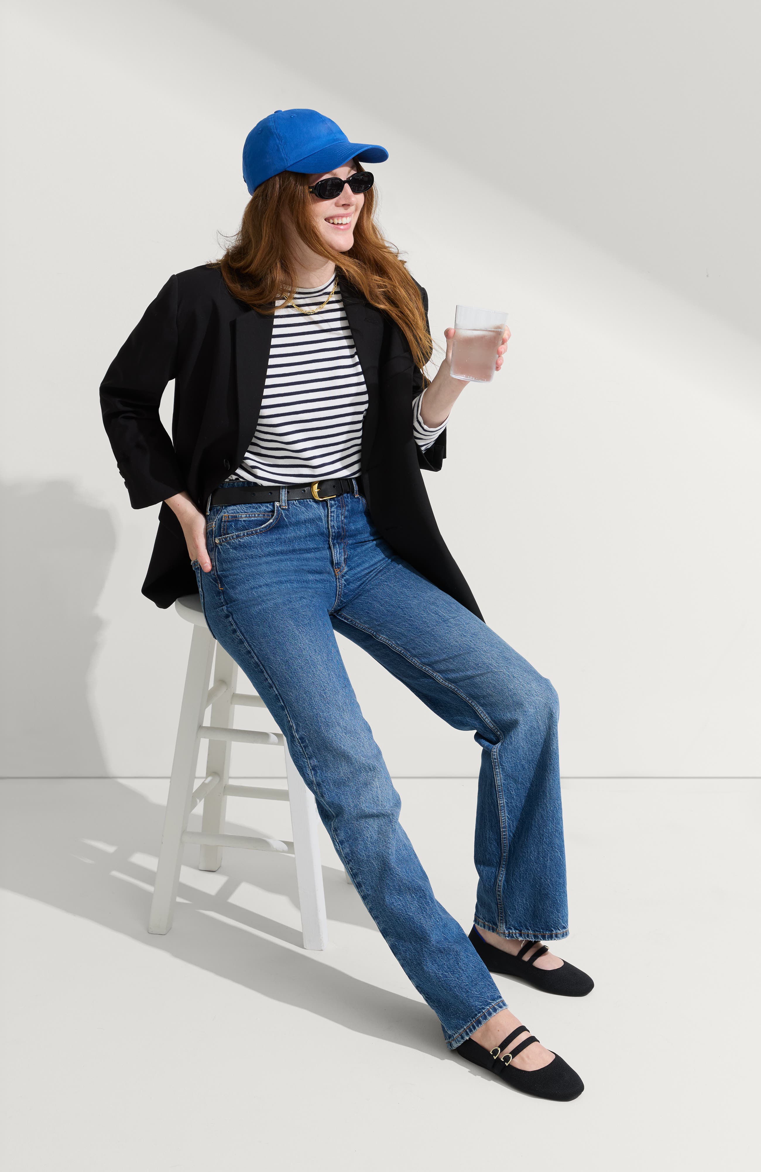 Rothy's The Double Buckle Mary Jane, Alternate, color, Black