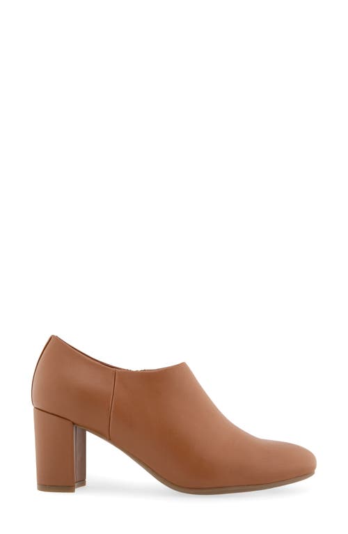 Aerosoles Bree Block Heel Bootie In Brown