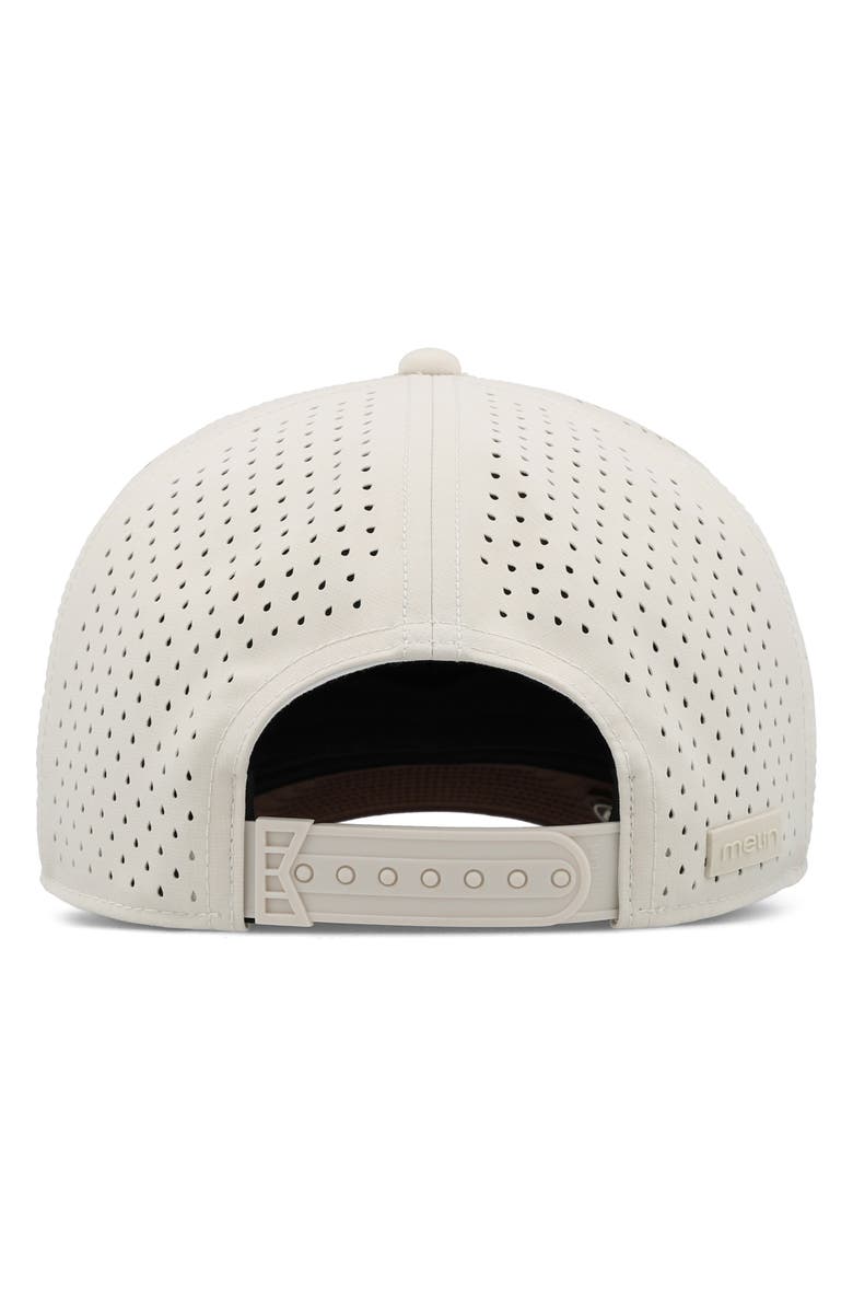 Melin Odysea Stacked Hydro Performance Snapback Hat, Alternate, color, Moonbeam