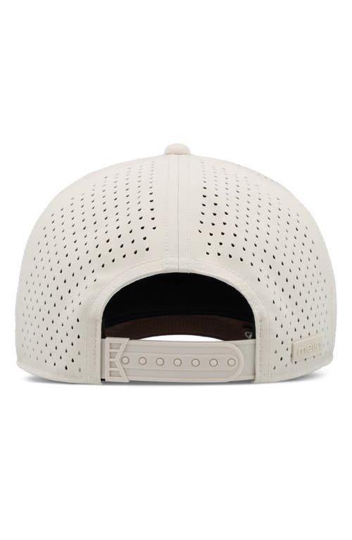 Melin Odysea Stacked Hydro Performance Snapback Hat In Brown