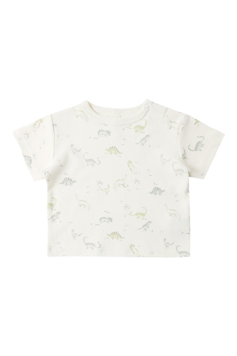Dinosaur Boxy Graphic T-Shirt, Alternate, color, IVORY