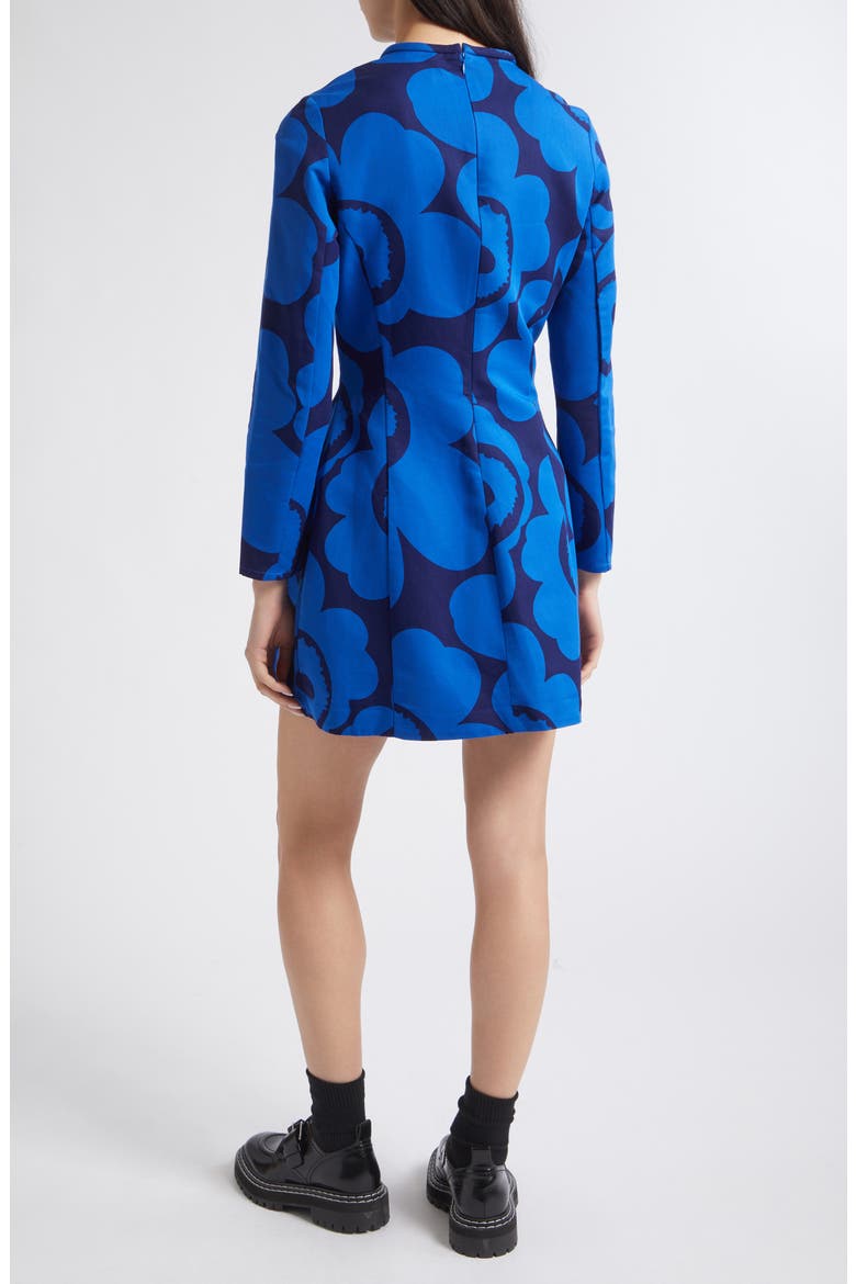 Melkein Unikko Minidress, Alternate, color, DARK BLUE BLUE