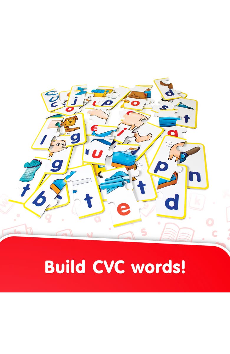 Junior Learning JL240 CVC Puzzles, Multicolor, Alternate, color, Multicolored