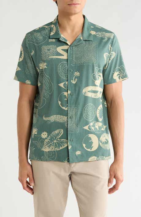 Bless Up Trail Performance Short Sleeve Button-Up Shirt