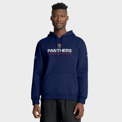 Men's Fanatics Navy Florida Panthers Authentic Pro Primary Hoodie