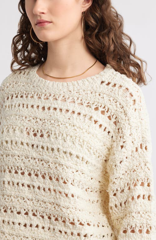Treasure & Bond Open Stitch Cotton Sweater