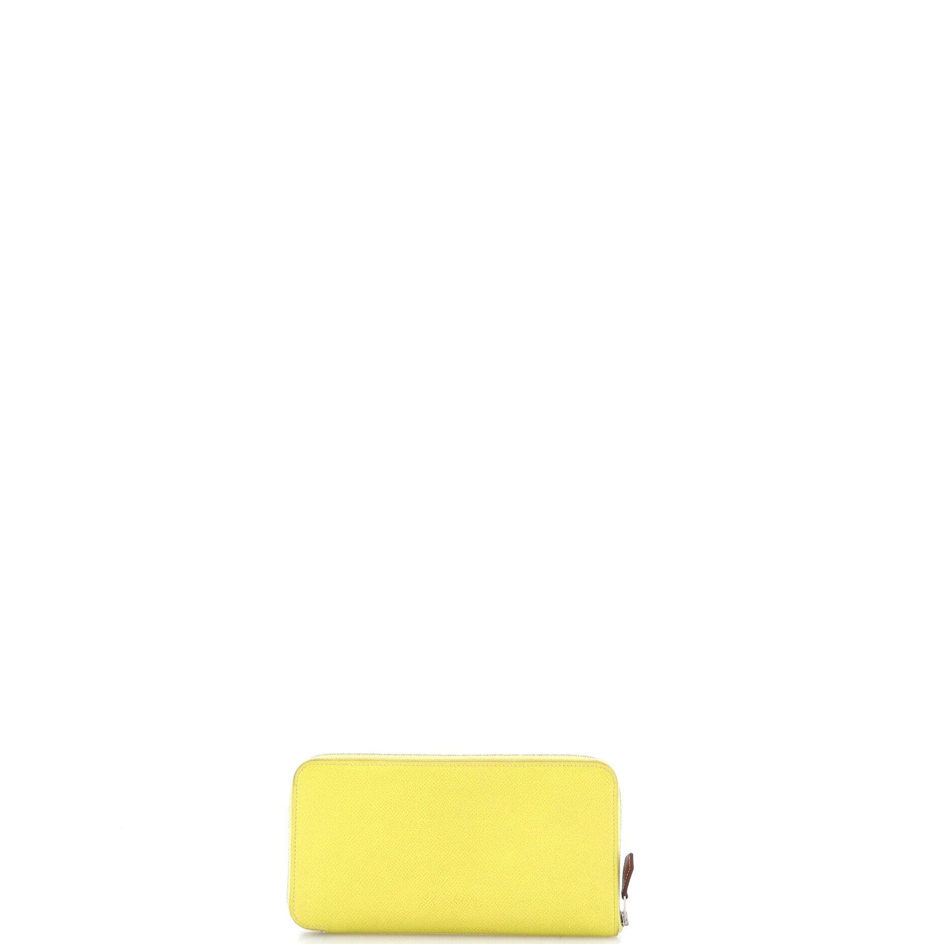 Azap Zip Around Wallet Silk'in Epsom Long, Alternate, color, Lime