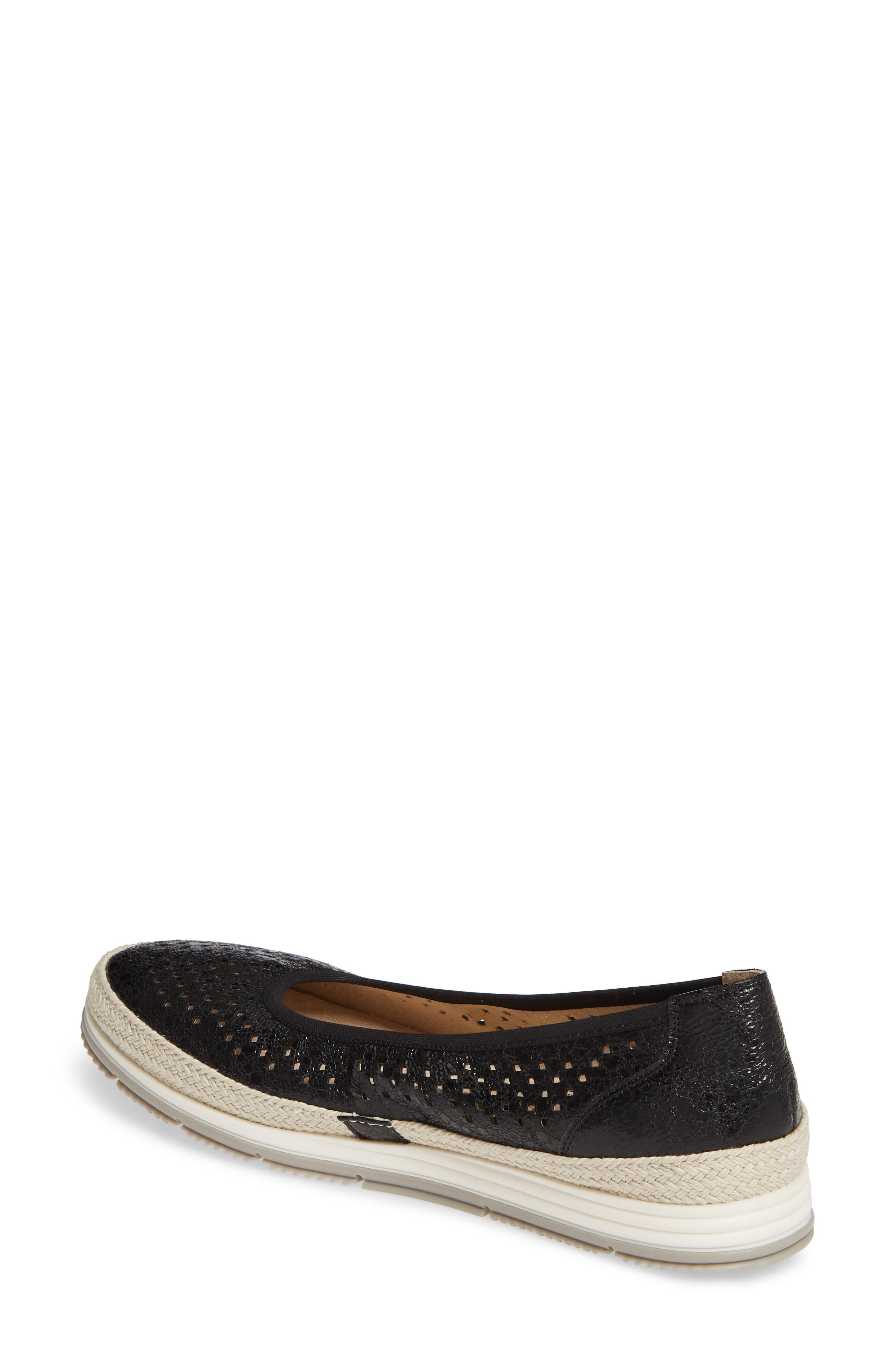 VANELi Quartz Perforated Espadrille Flat, Alternate, color, 
