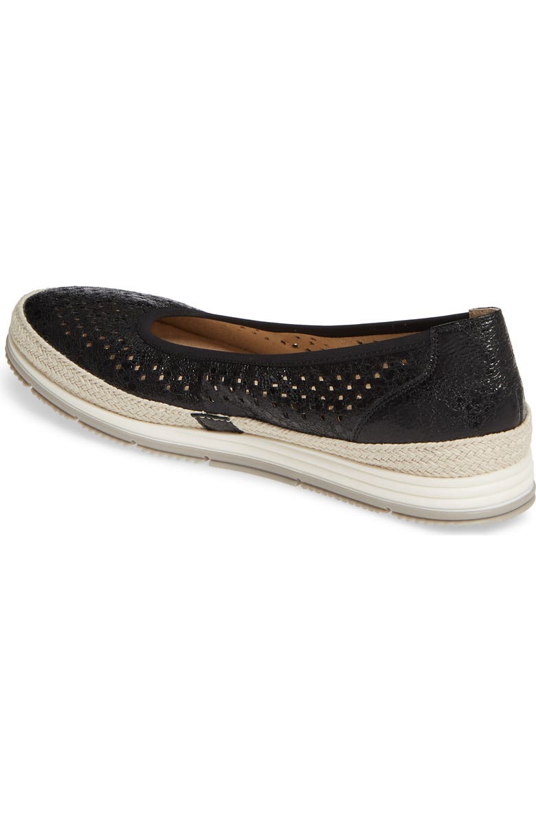 VANELi Quartz Perforated Espadrille Flat, Alternate, color,
