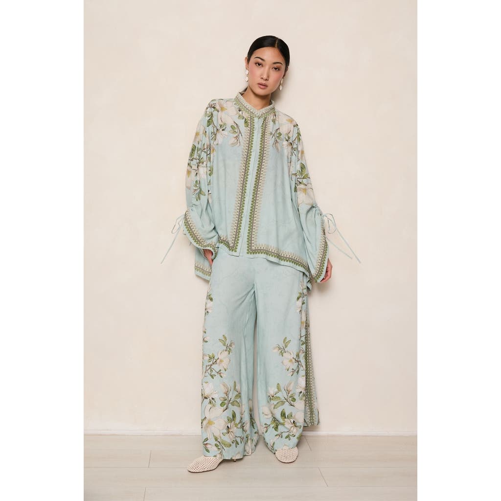 RAISHMA Hilda Blue Shirt at Nordstrom, Size 12