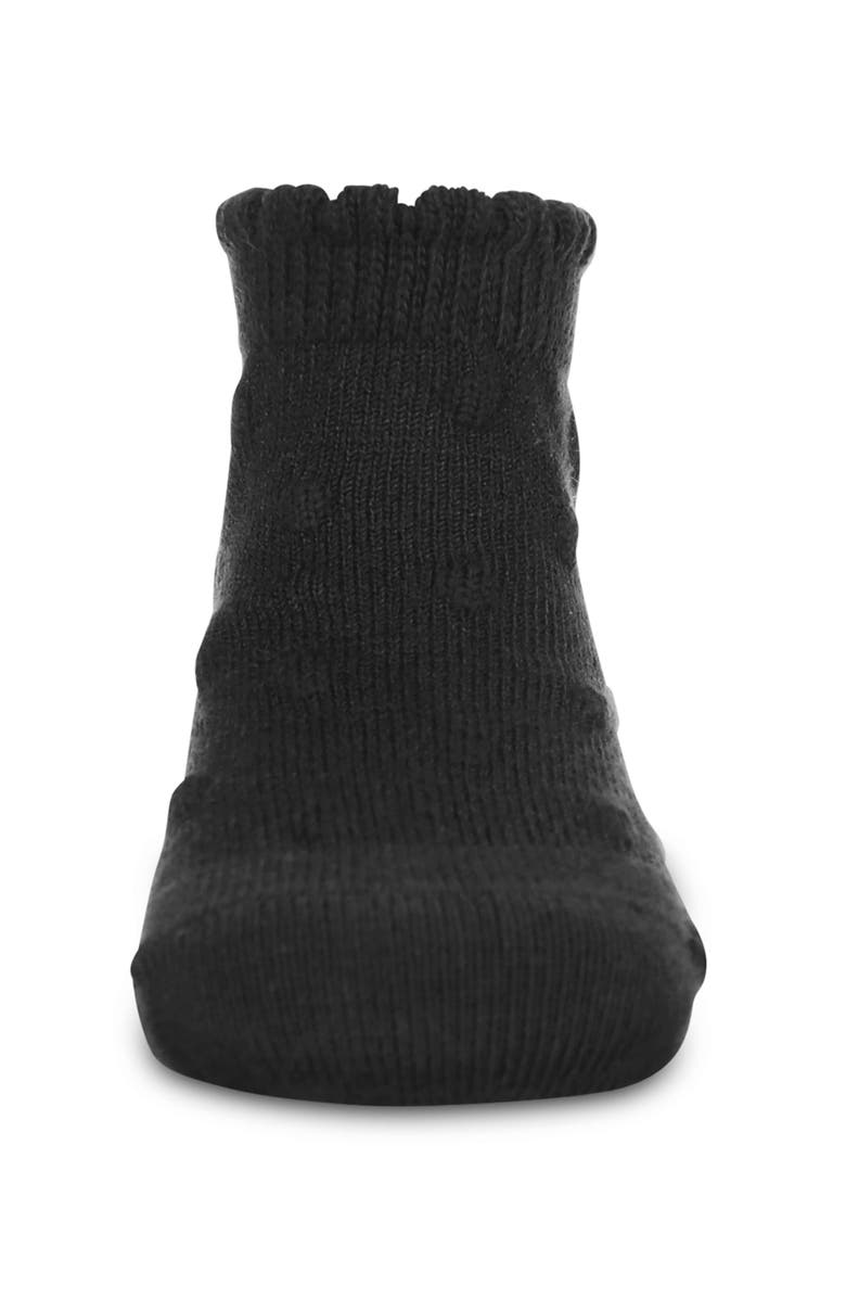 MeMoi Swiss Dot Anklet Socks, Alternate, color, Black