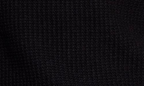 Nic + Zoe Nic+zoe Waffle Stitch Sweater In Black Onyx