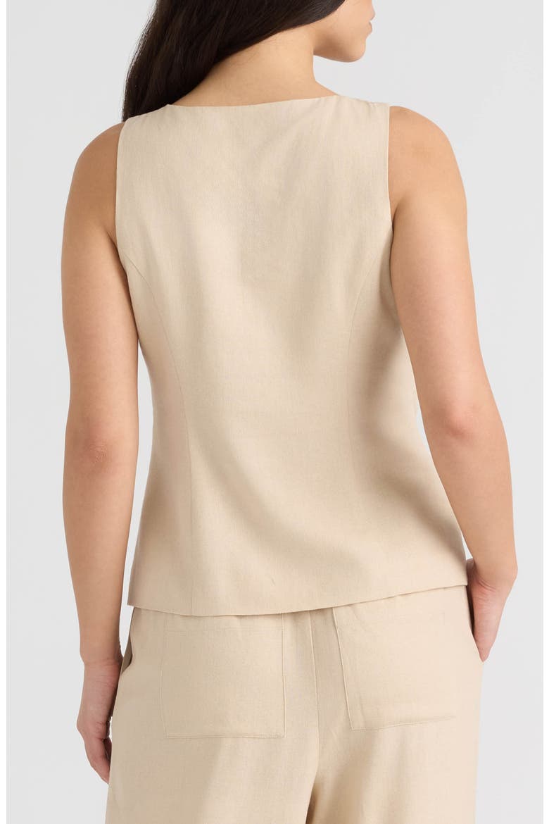 Embroidered Vest, Alternate, color, NATURAL