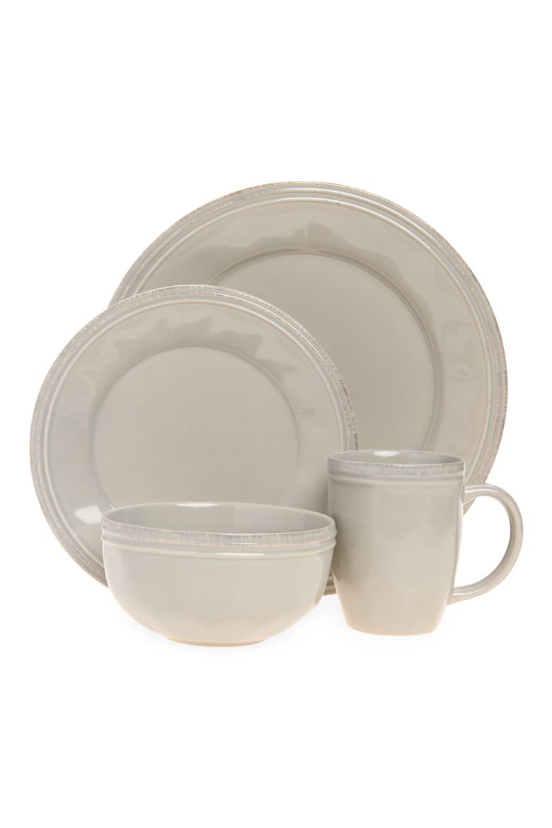 Cucina 16-Piece Dinnerware Set, Main, color, SEA SALT GRAY