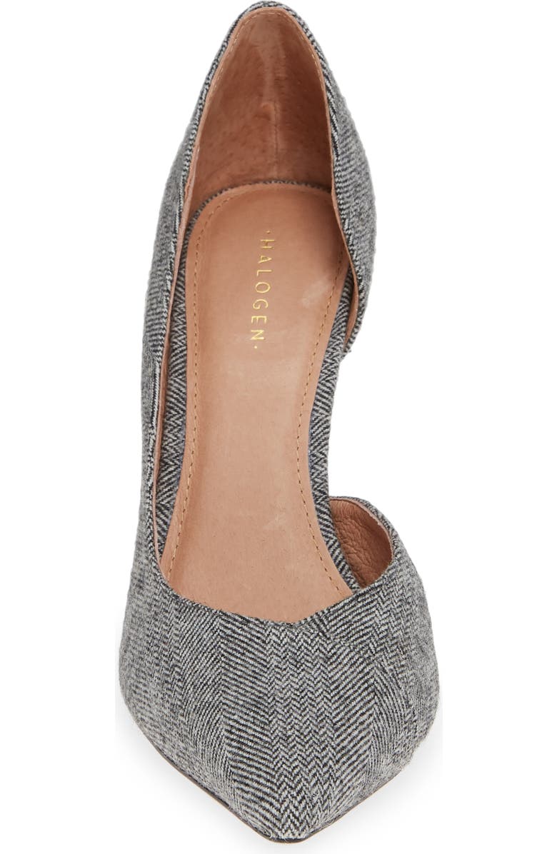 Halogen<sup>®</sup> Autumn Pump, Alternate, color, Grey Herringbone Fabric