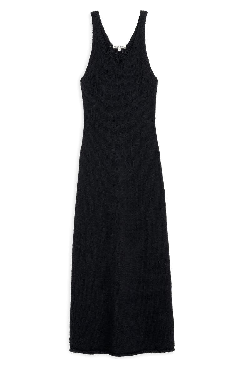 Serena Sweater Dress, Alternate, color, RICH BLACK
