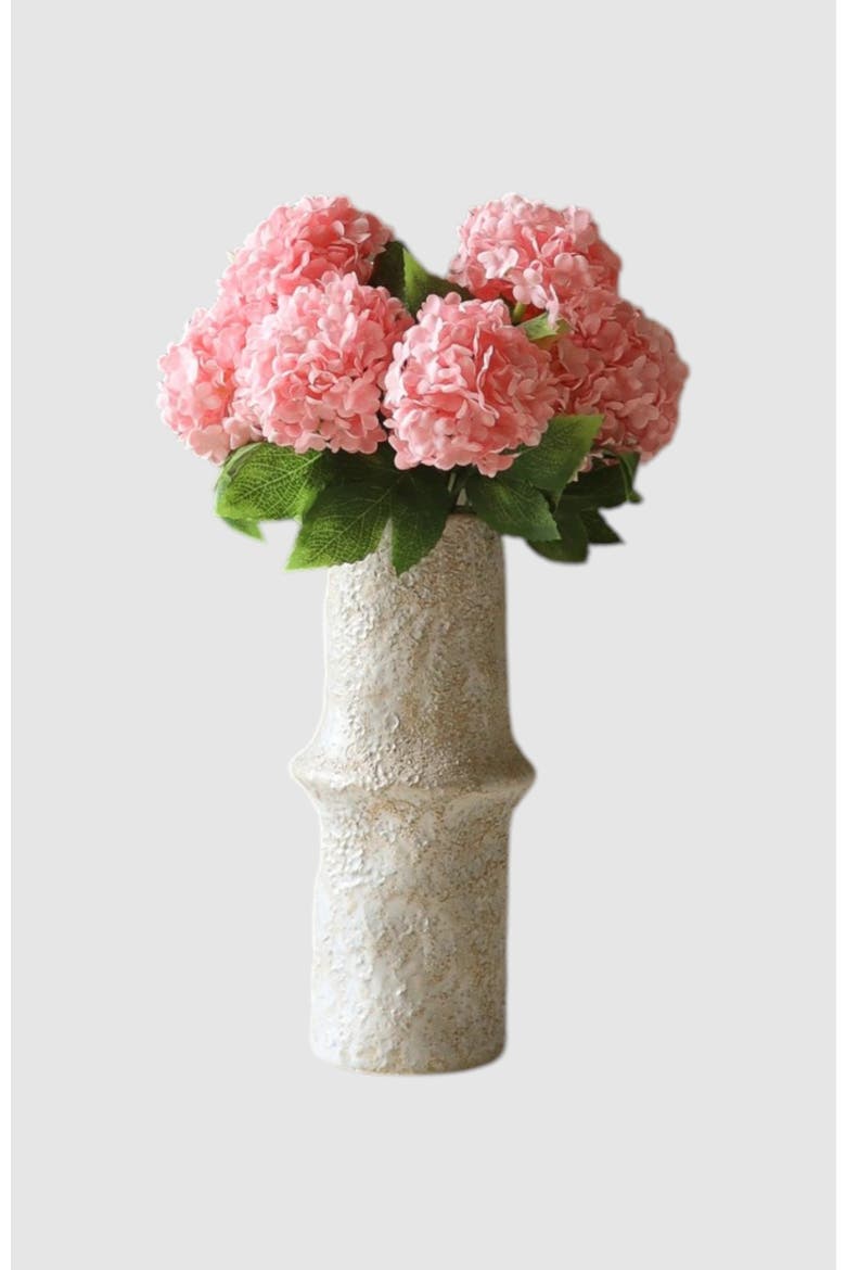Pink Mini Snowball Hydrangea Bouquet, Main, color, Pink
