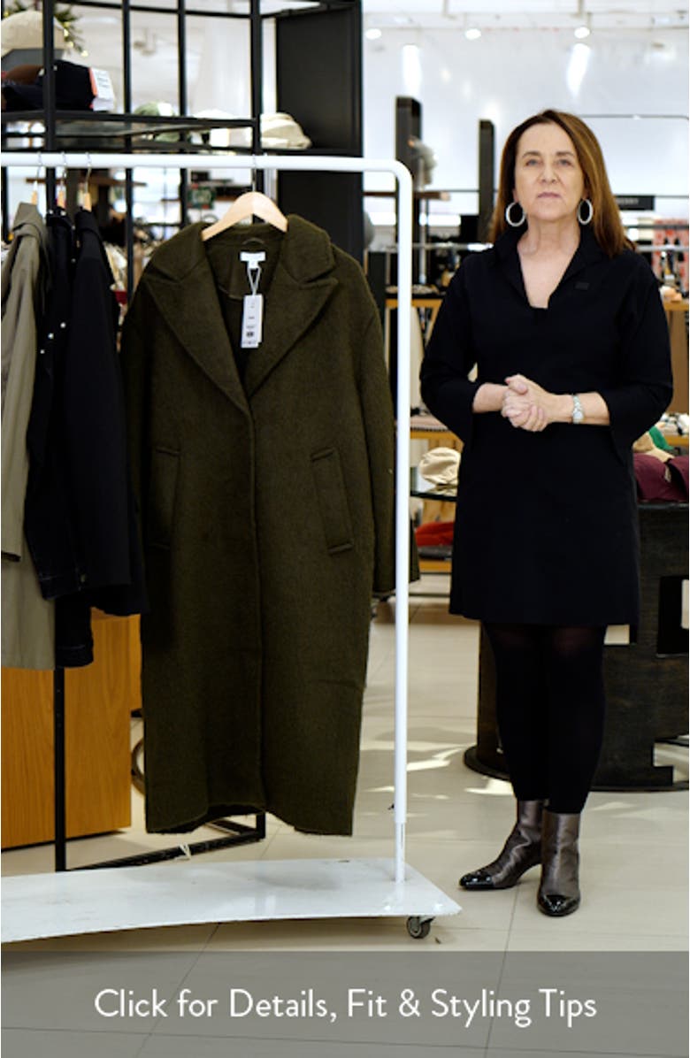 Single Breasted Longline Coat, sales video thumbnail