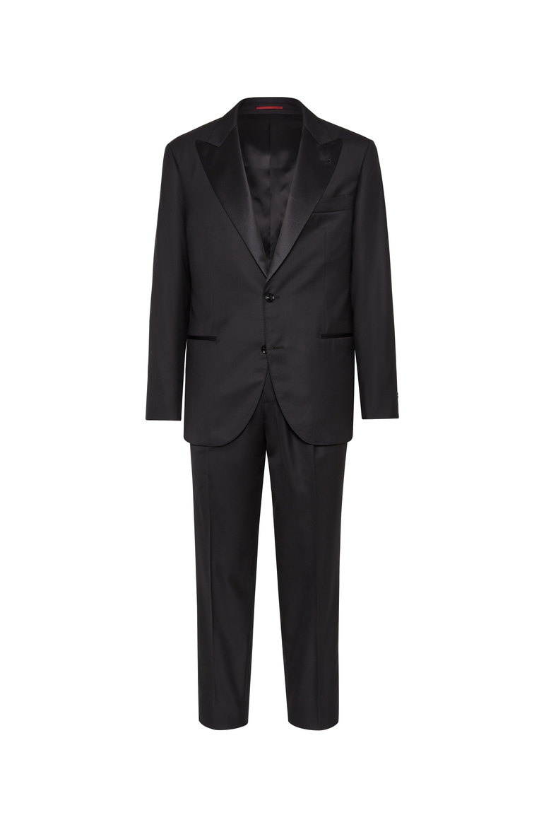 Tuxedo with peak lapel, Main, color, Black