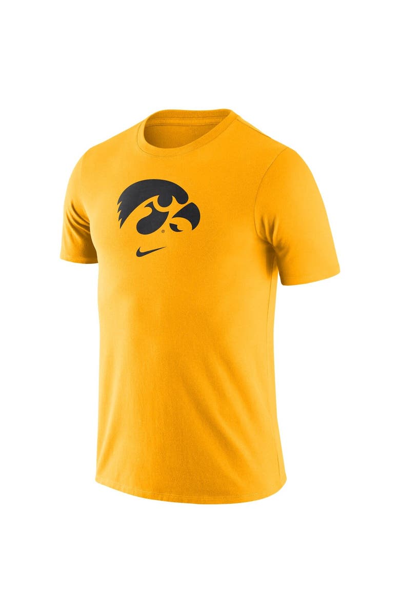 Nike Men's Nike Gold Iowa Hawkeyes Essential Logo T-Shirt, Alternate, color, 