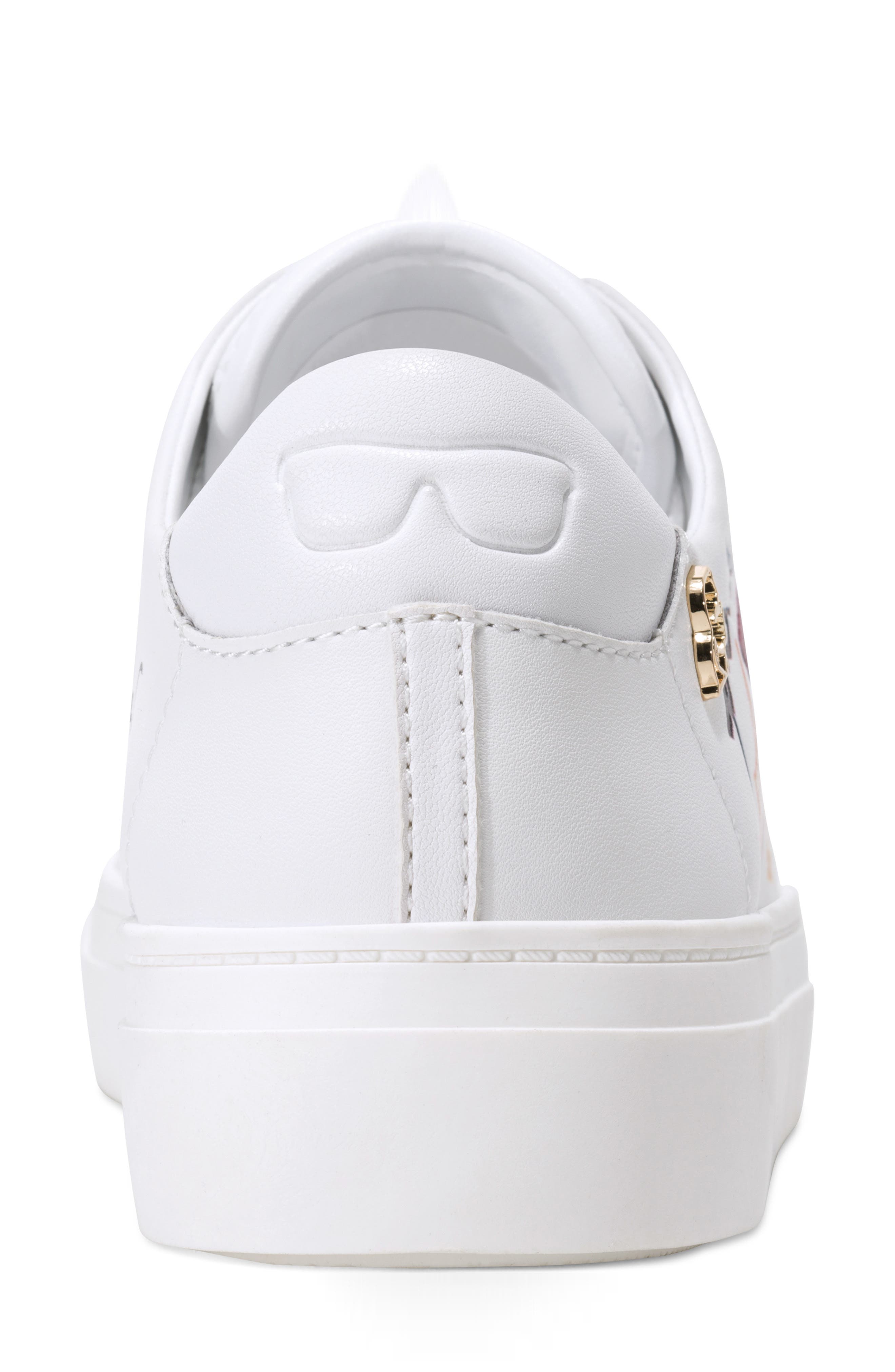 KARL LAGERFELD PARIS Cate Ikonic Sneaker, Alternate, color, Bright White