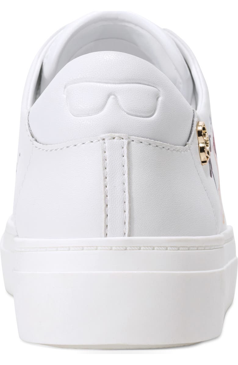 KARL LAGERFELD PARIS Cate Ikonic Sneaker, Alternate, color, Bright White