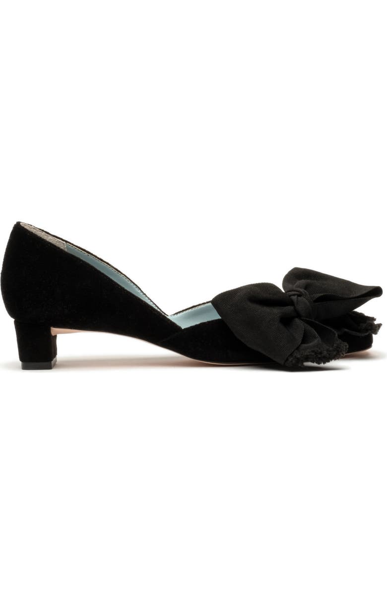 Frances Valentine McCall Grace Bow Velvet Pump, Alternate, color,