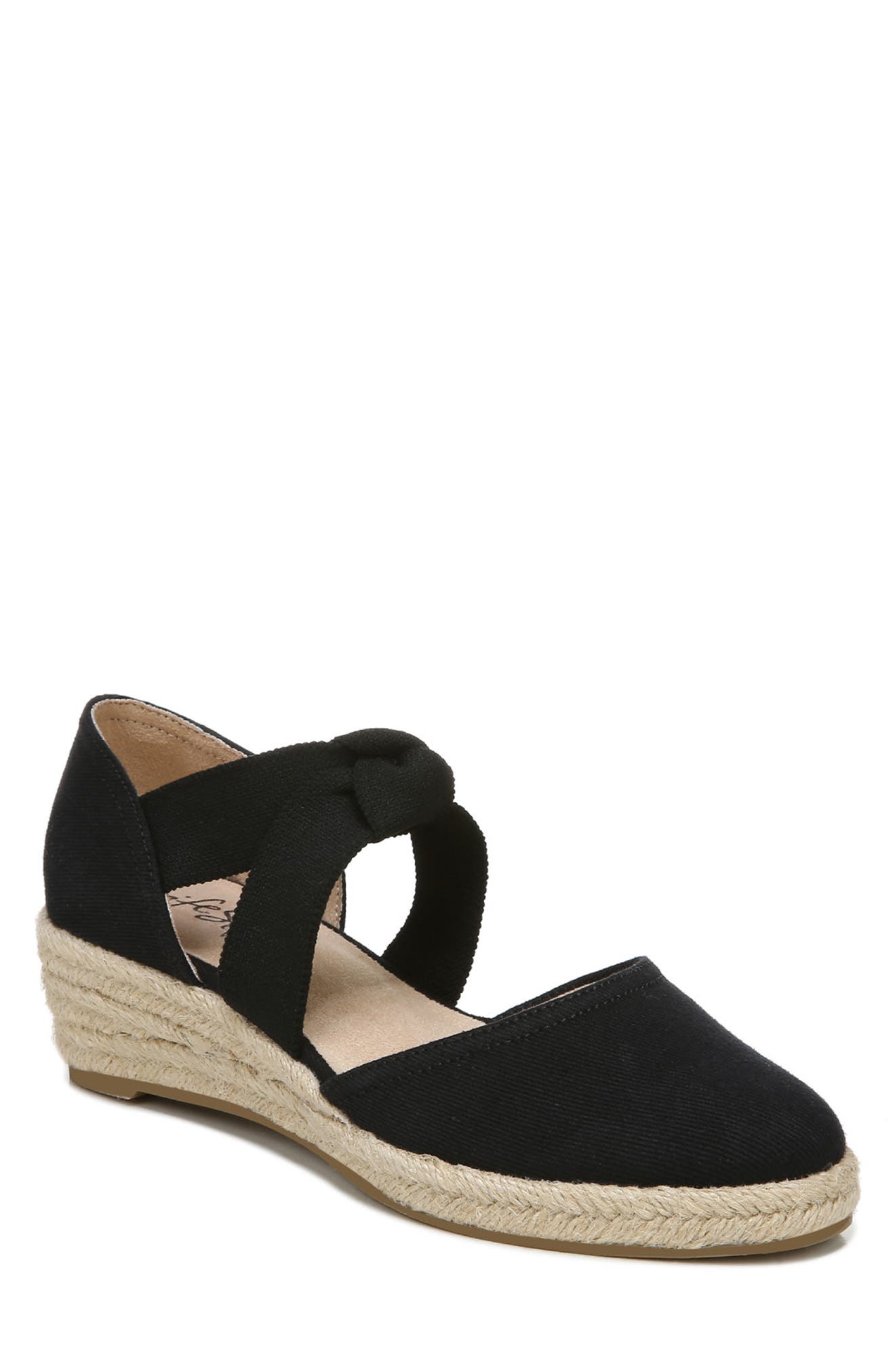 LifeStride Kascade Wedge Espadrille Sandal - Wide Width Available, Main, color, 