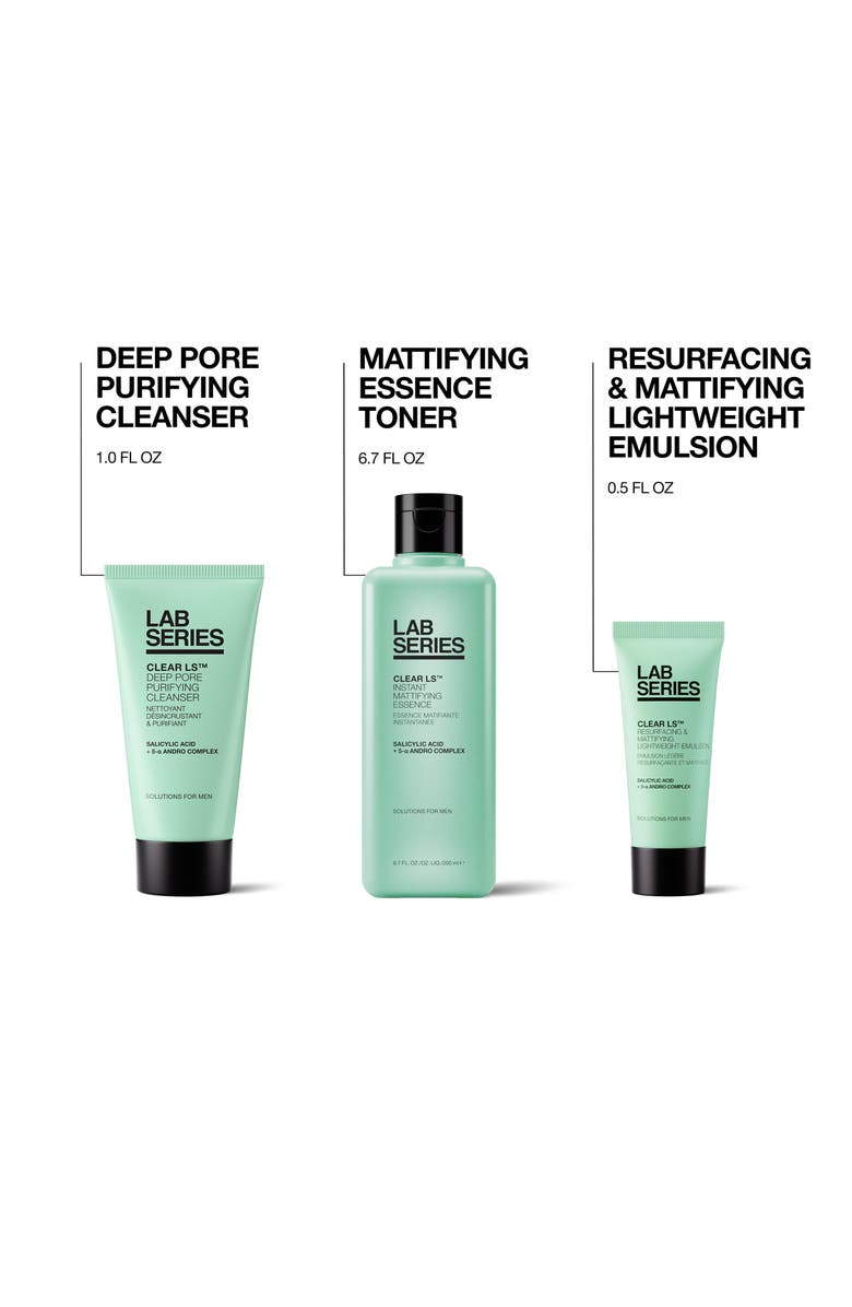 Lab Series Skincare for Men Clear LS Let's Clear Things Up Men's Skincare Gift Set, Alternate, color, 