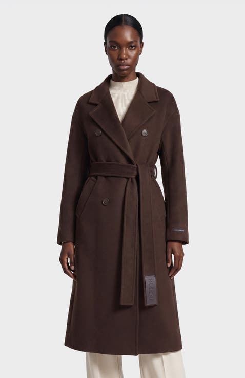 Kourt Wool Cashmere Blend Coat