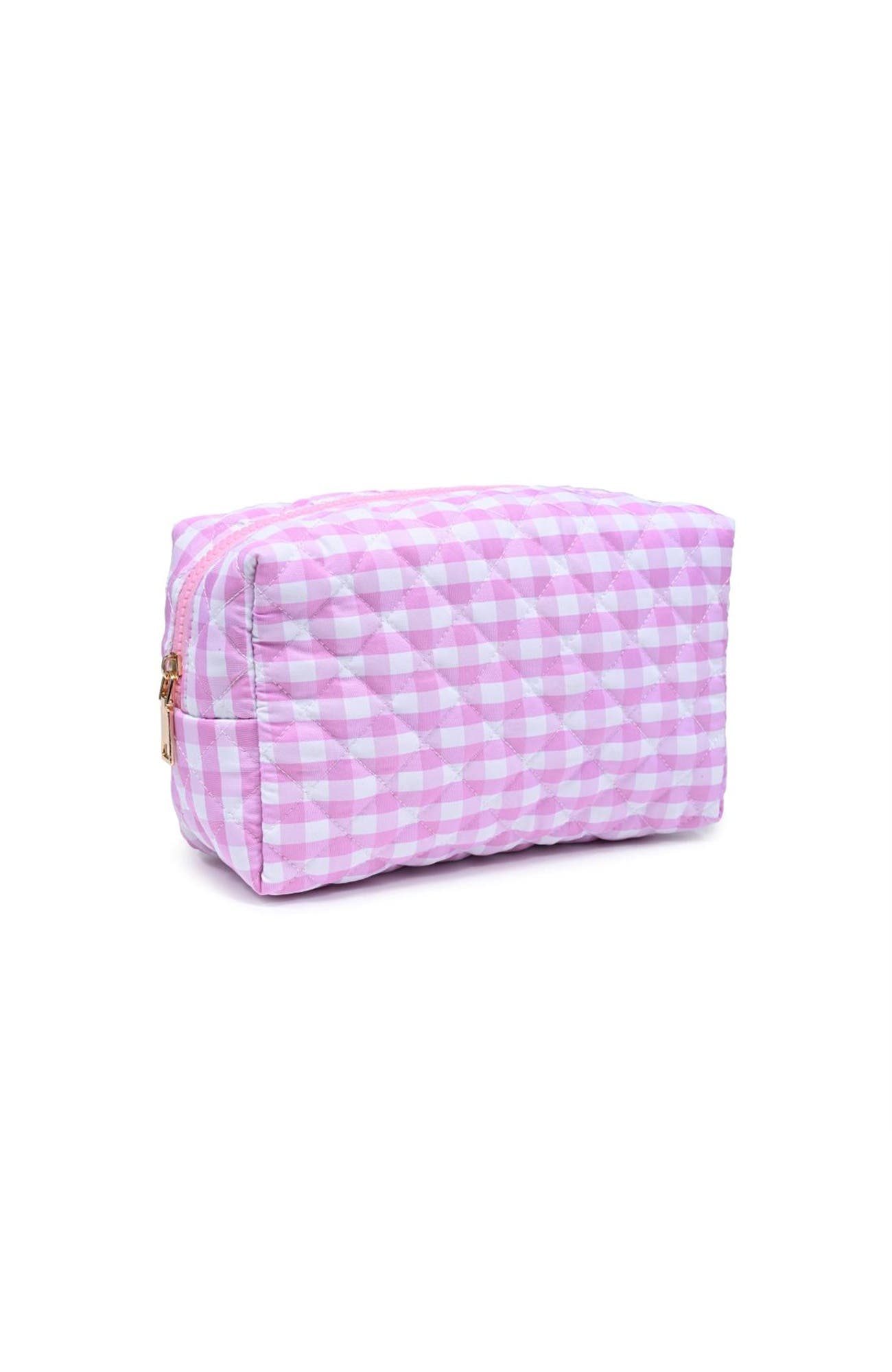 Check Mate Cosmetic & Travel Organizer Pouch, Alternate, color, Soft Pink