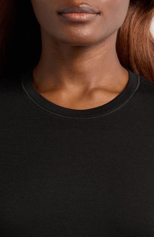 Smartwool Merino Wool Blend Short Sleeve T-shirt In Black