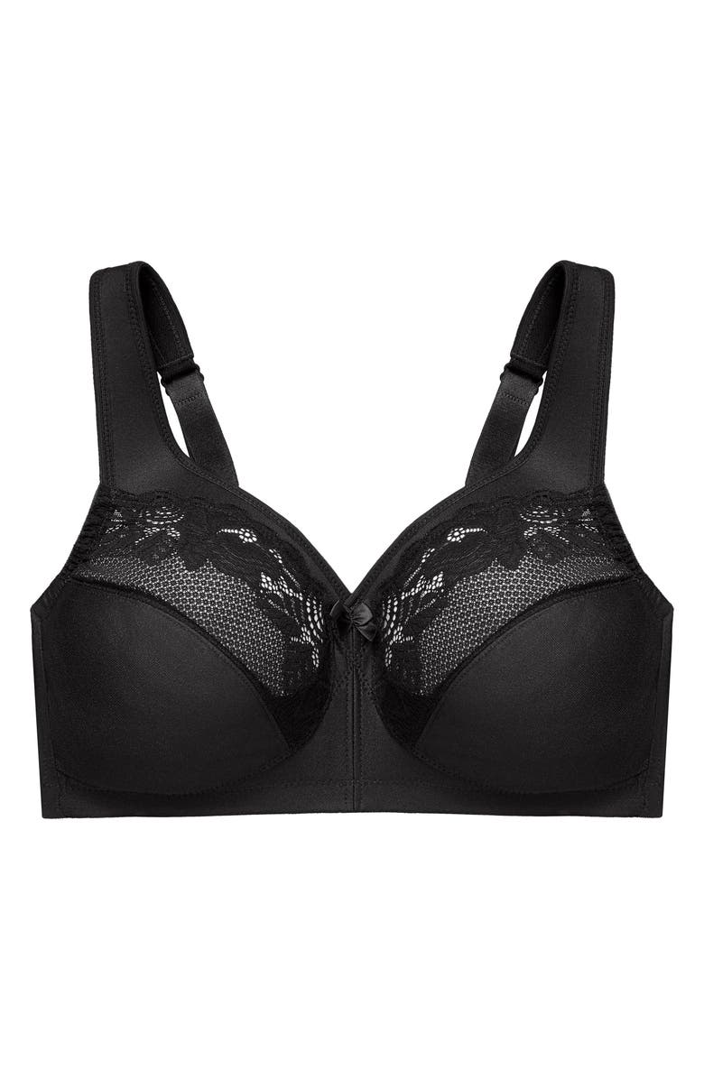 Glamorise MagicLift<sup>®</sup> Minimizer Bra, Alternate, color, Black