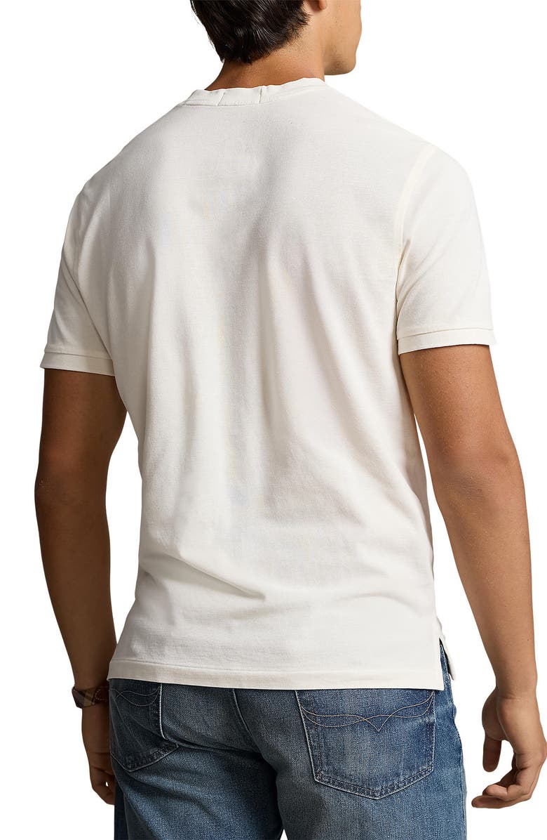 Polo Ralph Lauren Featherweight Cotton Piqué Knit Henley, Alternate, color,