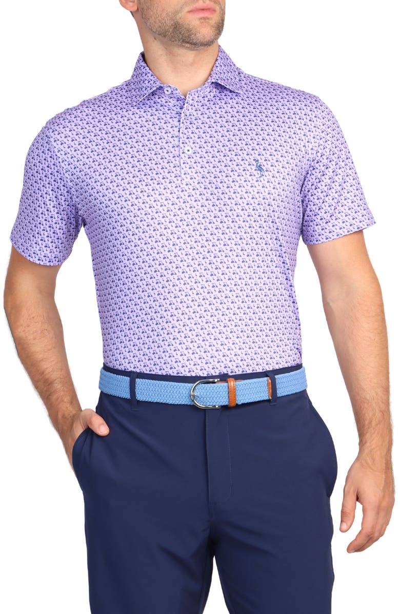 TailorByrd Golf Carts Performance Polo, Alternate, color, Lilac
