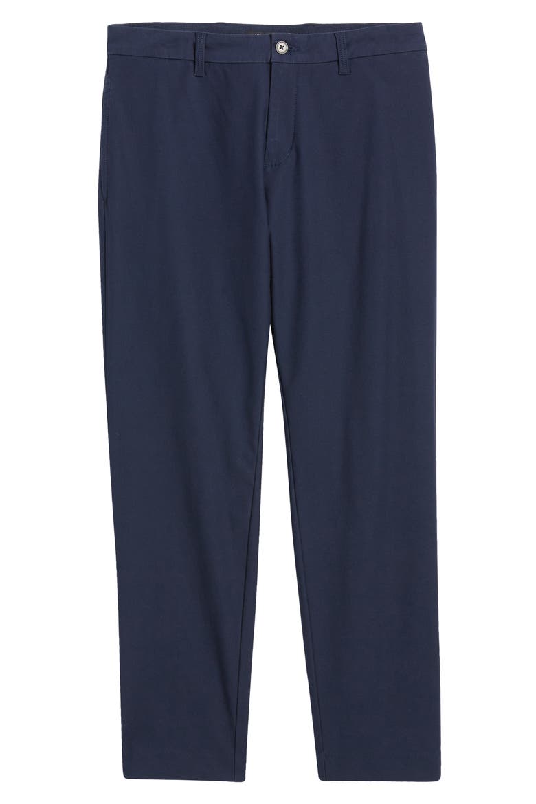 Tech-Smart Flat Front Chinos, Alternate, color, NAVY BLAZER