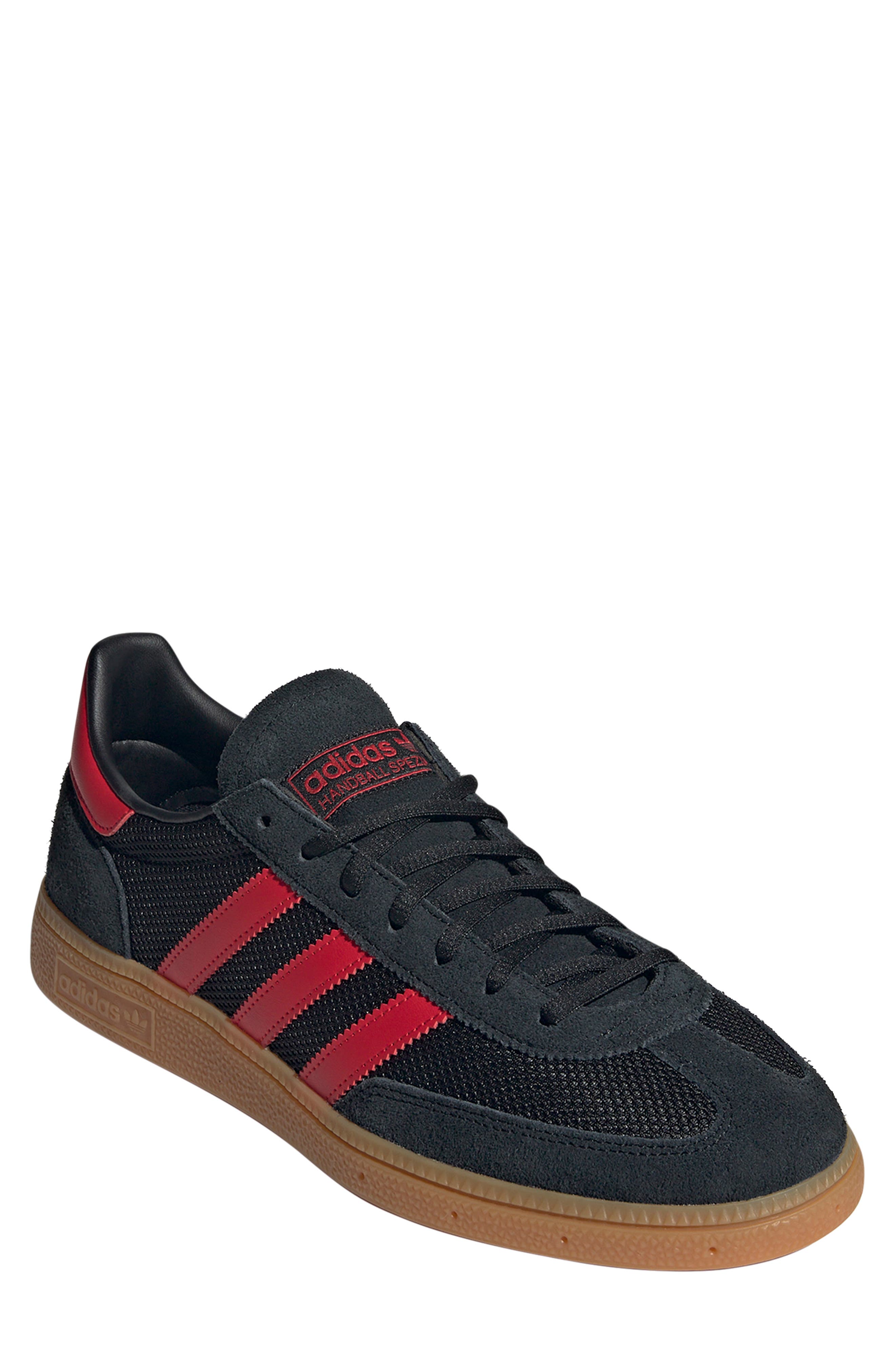 adidas Gender Inclusive Handball Spezial Sneaker, Main, color, Black/ Better Scarlet/ Gum