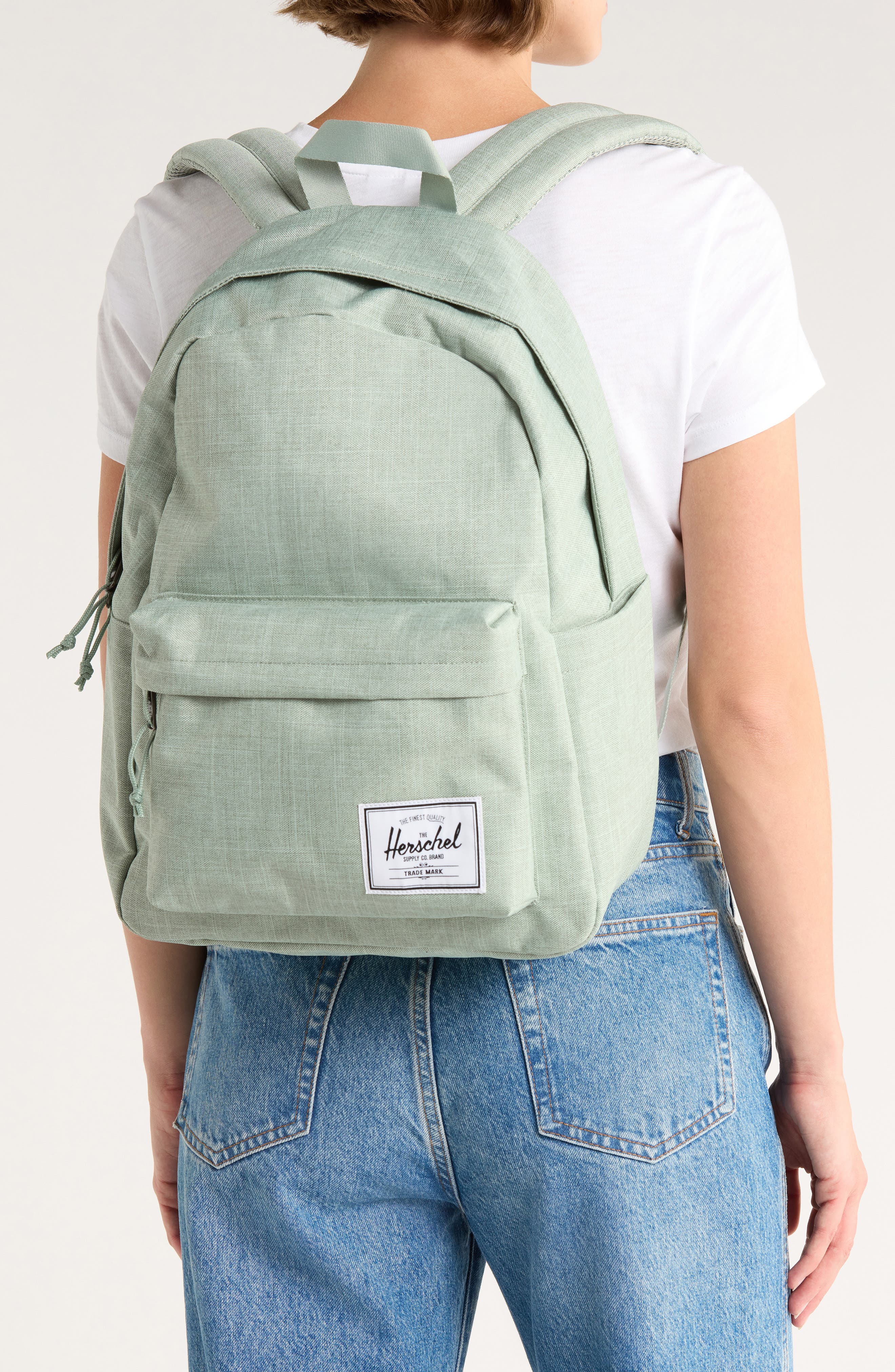 Herschel Supply Co. Classic Backpack, Alternate, color, Iceberg Green Crosshatch