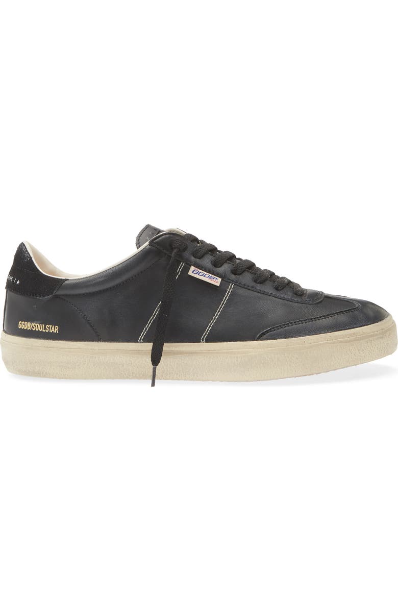 Golden Goose Soul Star Low Top Sneaker, Alternate, color, Black