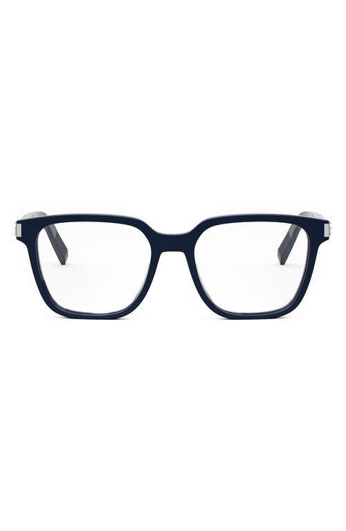 Dior Cd Icon S1i 55mm Square Optical Glasses In Blue