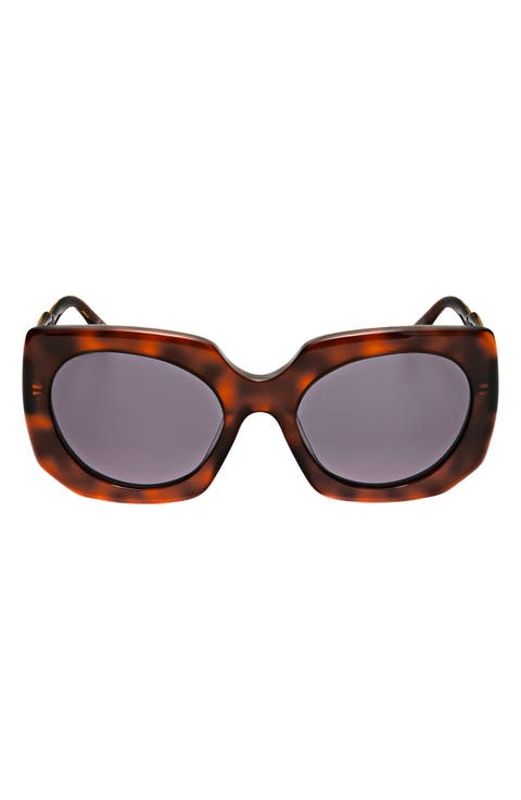 56mm Square Sunglasses