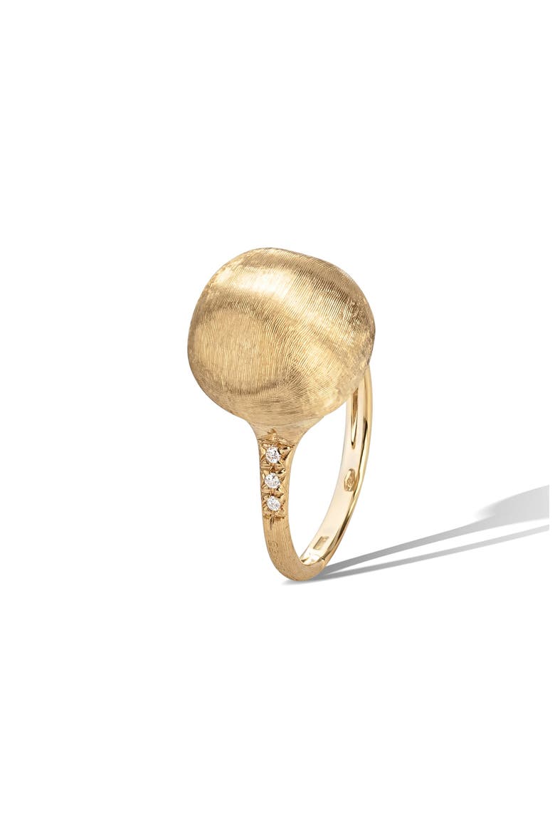 Africa Boule 18K Yellow Gold & Diamond Ring, Alternate, color, 18K YELLOW GOLD